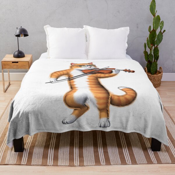 Item preview, Cat Playing Violin designed and sold by underheaven.