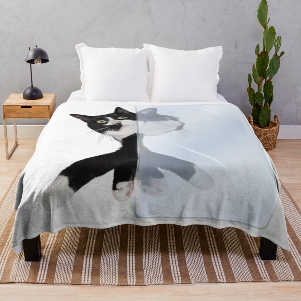 Item preview, Spotted cat reflected in the mirror designed and sold by goldcov.