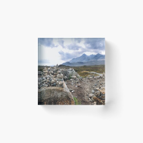 Item preview, A collection of cairns left by walkers at Sligachan, Isle of Skye designed and sold by Richard Flint.