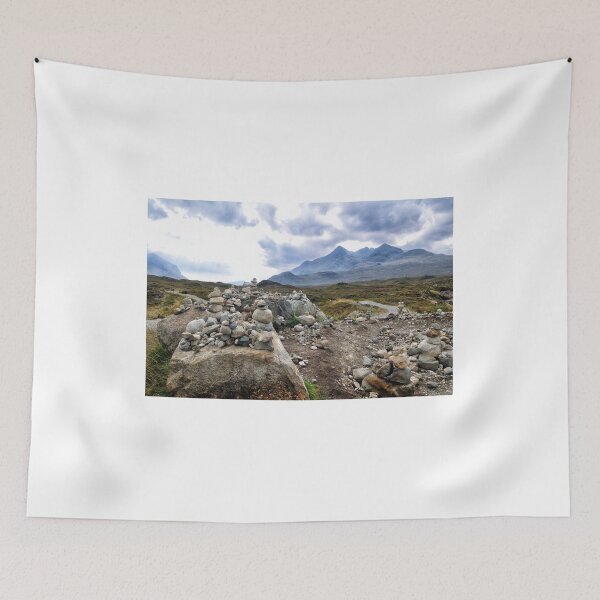 Item preview, A collection of cairns left by walkers at Sligachan, Isle of Skye designed and sold by Richard Flint.