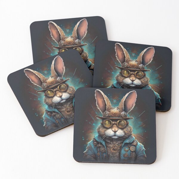 Artikelvorschau, Steampunk-Hase entworfen und verkauft von Boxing Kangaroo Retail Company.