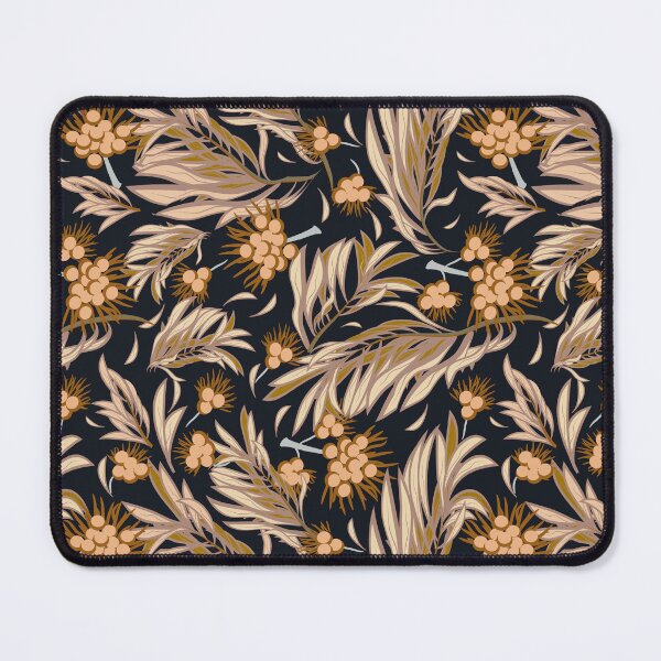 Item preview, Palm Branch, Beige on black background designed and sold by Alex Blud.
