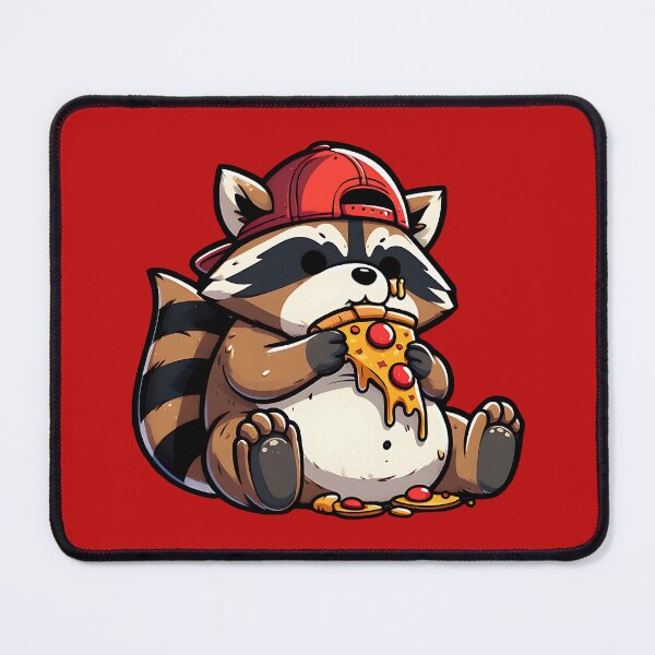 Item preview, RACCOON EATING PIZZA 2  designed and sold by justyna-s28.