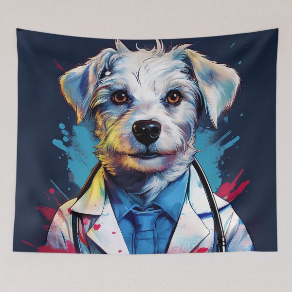 Artikelvorschau, Dogtor Lustiger Hundedoktor entworfen und verkauft von Boxing Kangaroo Retail Company.
