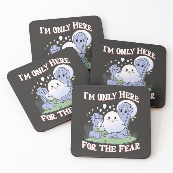 Item preview, Cute Here for the Fear Graveyard Halloween Ghost designed and sold by PrintFanDesign.