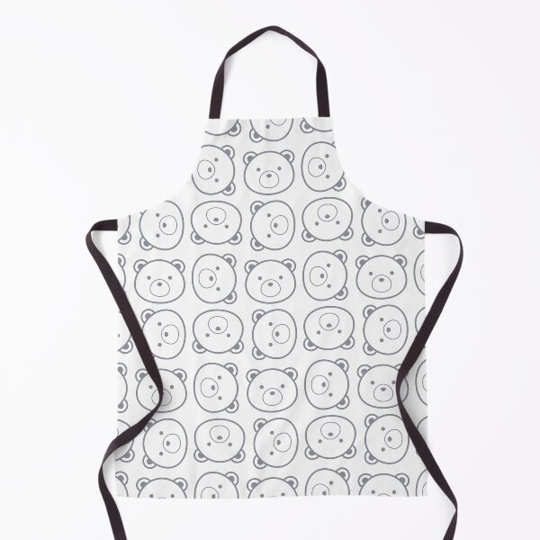 Item preview, cute bear face seamless pattern designed and sold by SomAoHappyDay.