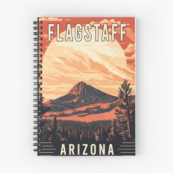 Item preview, Discover the Scenic Beauty of Flagstaff in Arizona - Vintage Travel Art designed and sold by turtlestart.