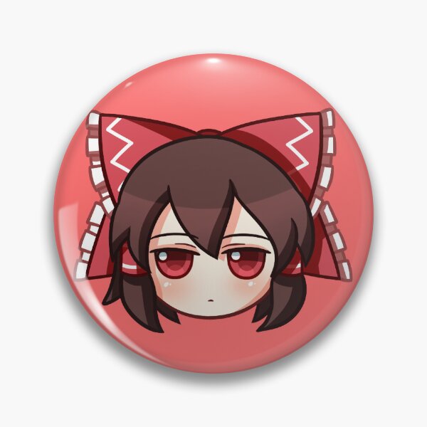 Artikelvorschau, Reimu Hakurei Chibi Fumo Gesicht entworfen und verkauft von colorful-kitten.