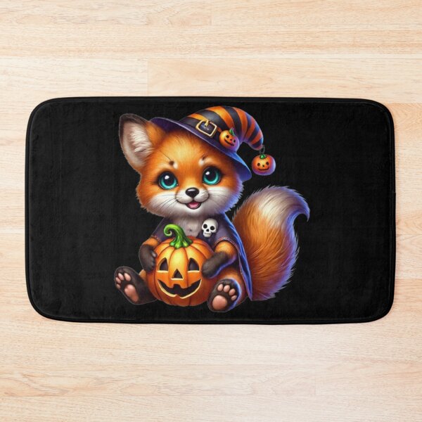 Item preview, The mischievous fox and his enchanted pumpkin designed and sold by AmigosFurEver.