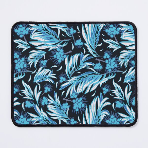 Item preview, Palm Branch, Blue on black background version designed and sold by Alex Blud.