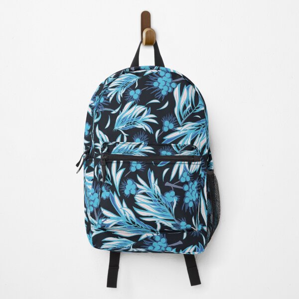 Item preview, Palm Branch, Blue on black background version designed and sold by Alex Blud.