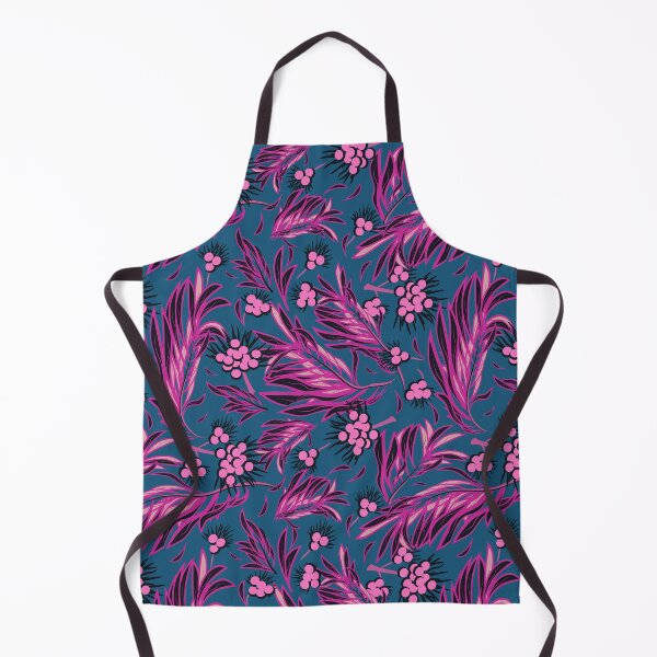 Item preview, Palm Branch, Pink on blue background designed and sold by Alex Blud.