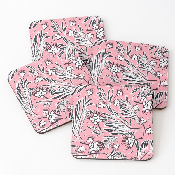 Item preview, Palm Branch, Black on pink background designed and sold by Alex  Blud.