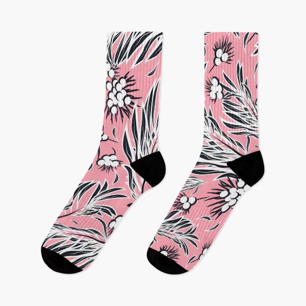 Item preview, Palm Branch, Black on pink background designed and sold by Alex  Blud.