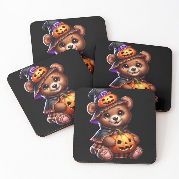 Item preview, The Bewitched Bear and His Fairy Pumpkin designed and sold by AmigosFurEver.
