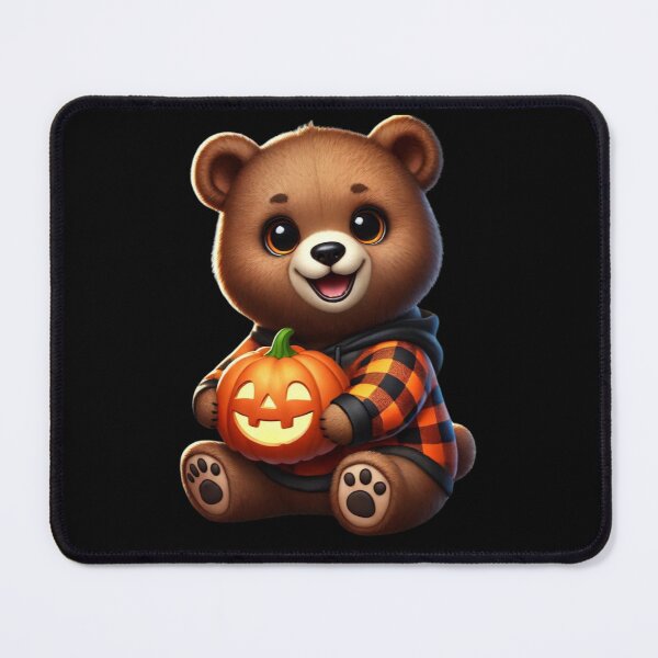 Item preview, The festive bear and his enchanted pumpkin designed and sold by AmigosFurEver.