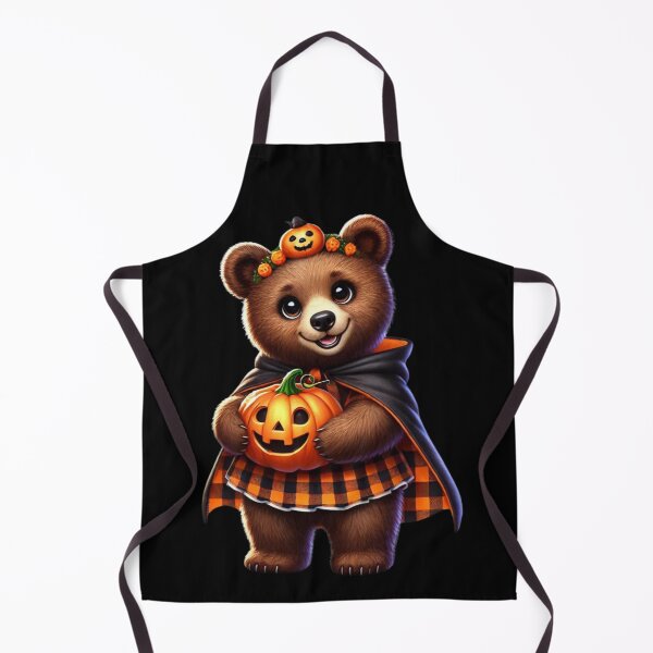 Item preview, The festive bear and his radiant pumpkin designed and sold by AmigosFurEver.