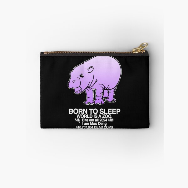 Item preview, Born To Sleep Moo Deng designed and sold by Celestia1l24.