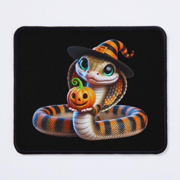 Item preview, The Witch Snake and His Bewitched Pumpkin designed and sold by AmigosFurEver.