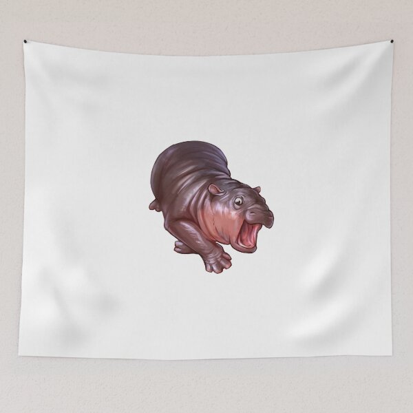 Item preview, Cute Baby Hippo Moo Deng designed and sold by Celestia1l24.