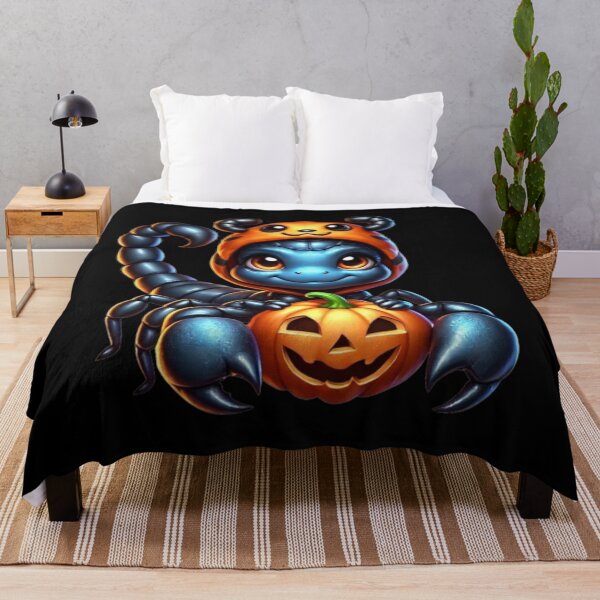 Item preview, The scorpion disguised as a tiger and his pumpkin designed and sold by AmigosFurEver.
