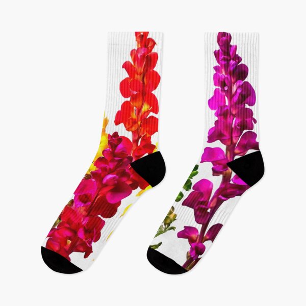 Item preview, A vibrant pattern of snapdragons in rainbow designed and sold by Tchoice.