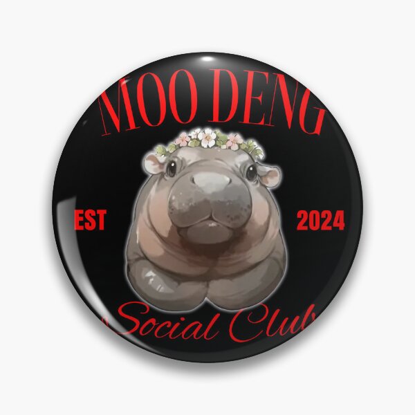 Item preview, Moo Deng Social Club designed and sold by Celestia1l24.