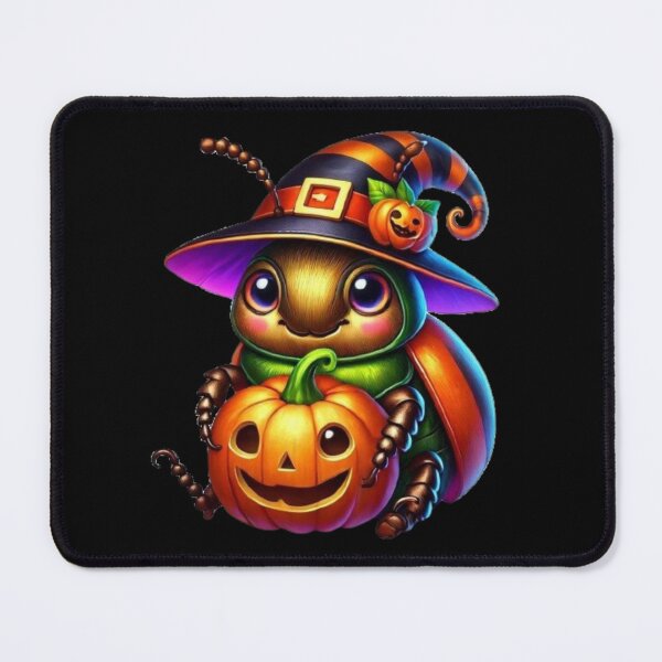 Item preview, The enchanted ladybug and her luminous pumpkin designed and sold by AmigosFurEver.