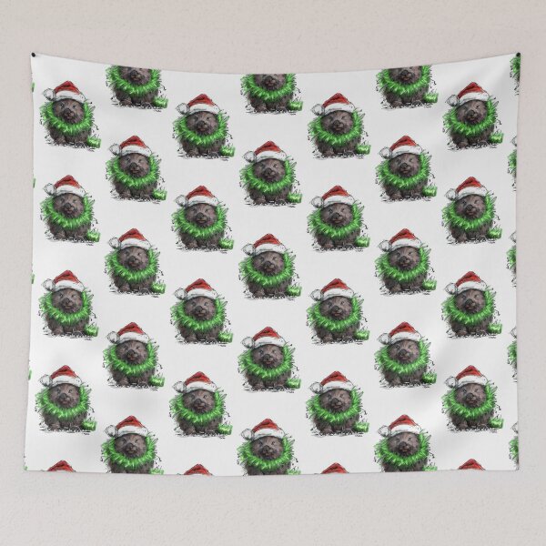 Item preview, Christmas Wombat designed and sold by TraceyMackieArt.