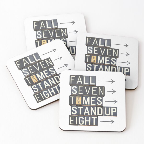 Item preview, Fall Seven Times, Stand up Eight designed and sold by Peace-Matters.