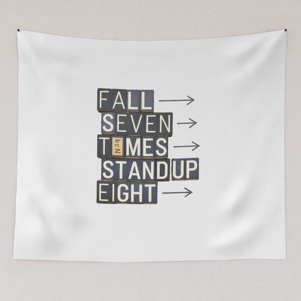 Item preview, Fall Seven Times, Stand up Eight designed and sold by Peace-Matters.