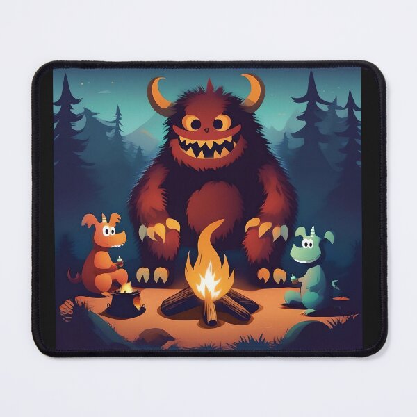 Item preview, Monstrous Meeting Around the Fire designed and sold by Pandanime.