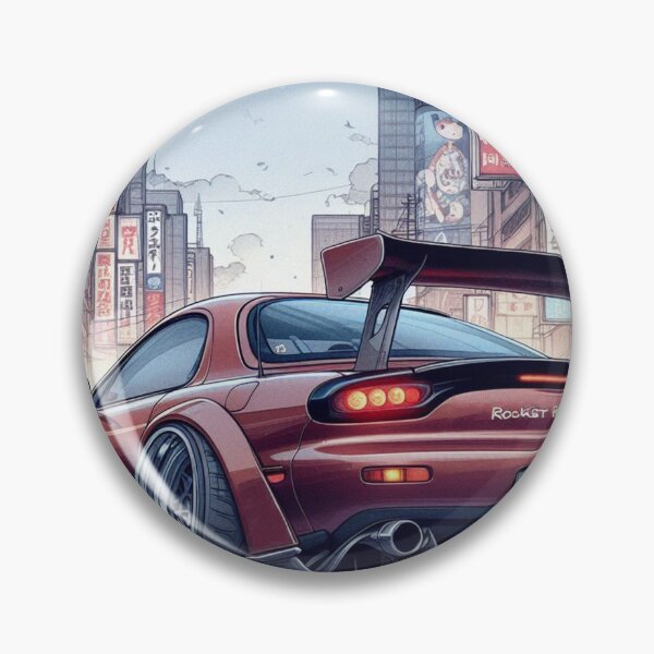 Item preview, Manga Style RX-7 FD Rotary with widebody kit in Akihabara Japan designed and sold by 73corners.