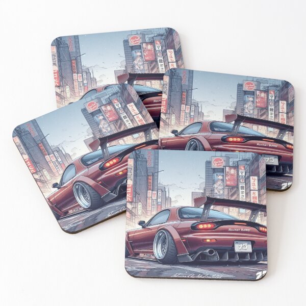 Item preview, Manga Style RX-7 FD Rotary with widebody kit in Akihabara Japan designed and sold by 73corners.
