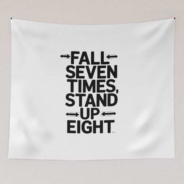 Item preview, Fall Seven Times, Stand up Eight designed and sold by Peace-Matters.