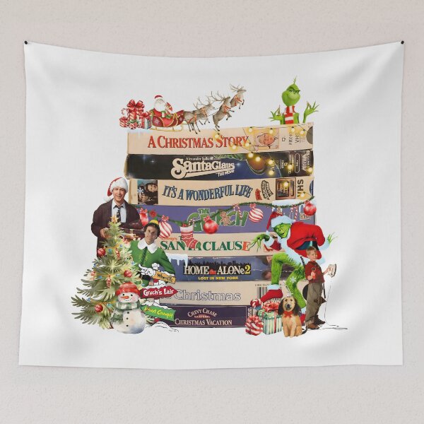 Item preview, Christmas Movies VHS, ChristmasDesign, VHS Tapes, 90s VHS, 90s Style Christmas designed and sold by Serene woods.