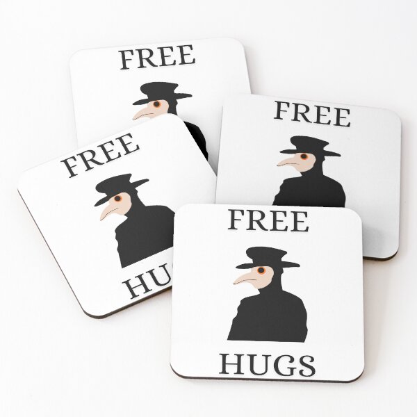 Item preview, Free hugs from the Plague Doctor designed and sold by SophieTUkulele.
