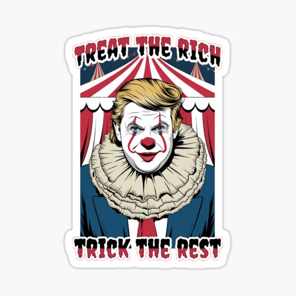 Item preview, Funny Donald Trump Spooky Clown Parody Political Satire Halloween Cozy Fall Fashion for Spooky Vibes Funny Treat or Treat designed and sold by Syrupulse.