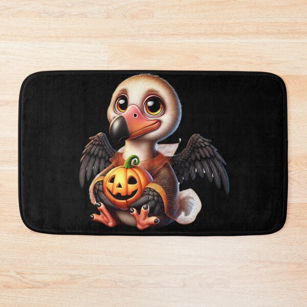 Item preview, The bewitched vulture and his luminous pumpkin designed and sold by AmigosFurEver.