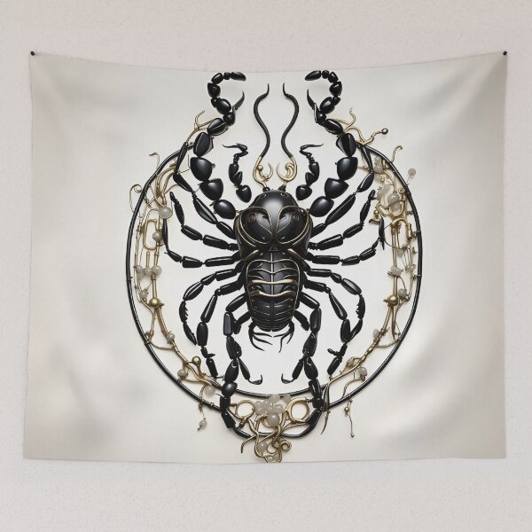 Item preview, Mystical Scorpion Zodiac Design - Unique Astrology Art by LaLi Designs designed and sold by LaLi-Designs.