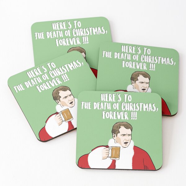 Item preview, Here's To The Death Of Christmas, Forever !!! - Al Bundy - Married With Children designed and sold by PopShopDesignFR.
