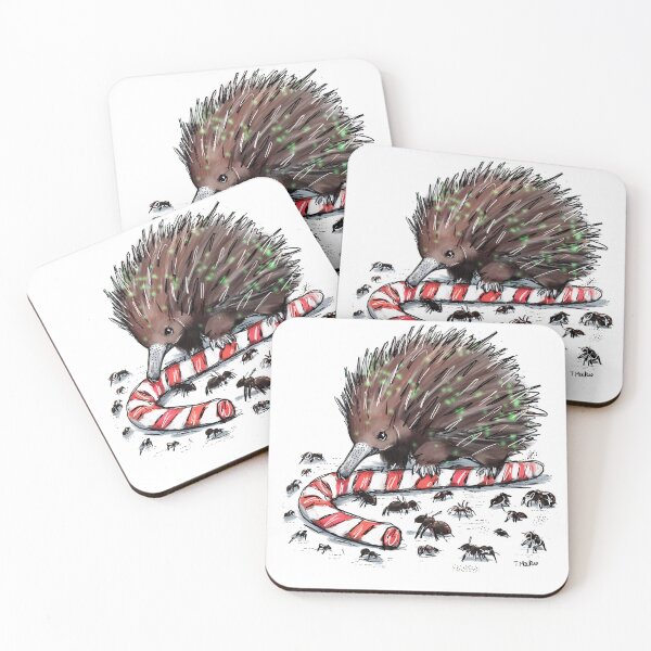 Item preview, Christmas Echidna designed and sold by TraceyMackieArt.