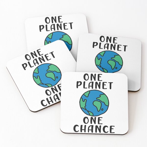 Item preview, One Planet One Chance Cute Design designed and sold by Climactify.