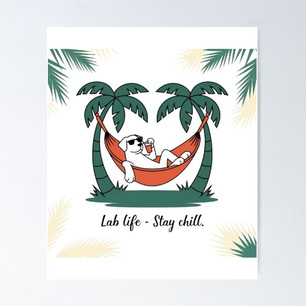 Item preview, Labrador Relaxing in Hammock with Sunglasses designed and sold by Petpixy.
