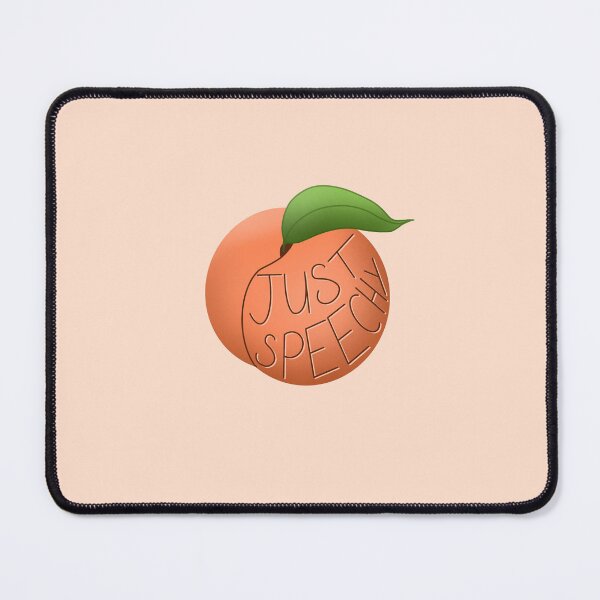 Item preview, Just Speechy Peach Speech Pun designed and sold by speechiesandco.