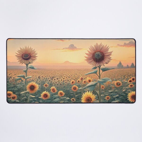 Item preview, aesthetic whimsical pastel sunflower flower garden meadow designed and sold by rlav123.