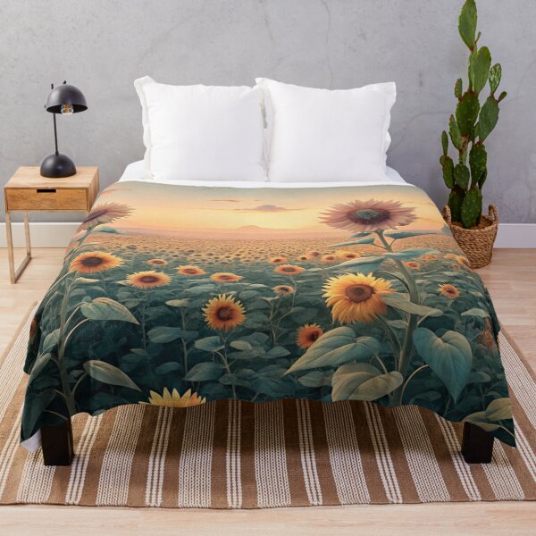 Item preview, aesthetic whimsical pastel sunflower flower garden meadow designed and sold by rlav123.