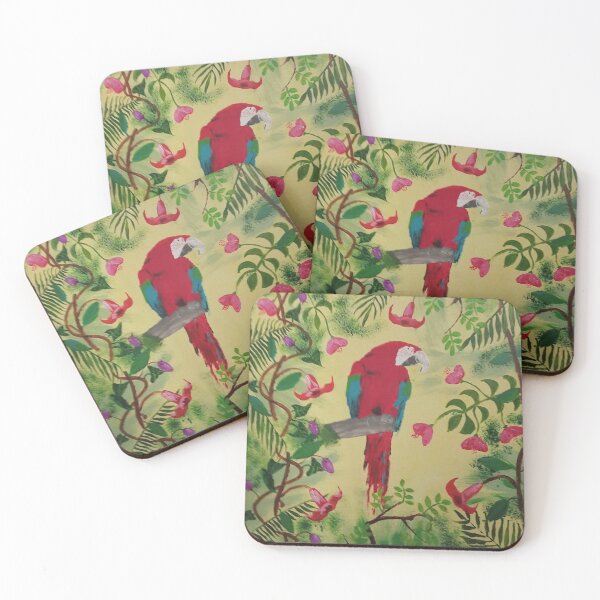 Item preview, parrot in the jungle designed and sold by artmanus.
