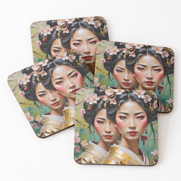 Artikelvorschau, Die Geisha-Schwestern entworfen und verkauft von MoodyFrames.