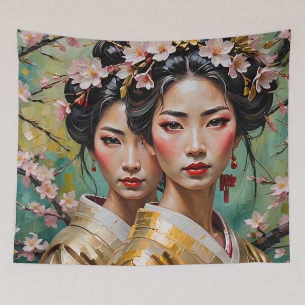 Artikelvorschau, Die Geisha-Schwestern entworfen und verkauft von MoodyFrames.